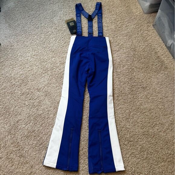 GOLDBERGH WOMEN'S HIGH END SALOPETTE SKI PANTS BIB DAZZLING BLUE NWT US 4 - Picture 10 of 10
